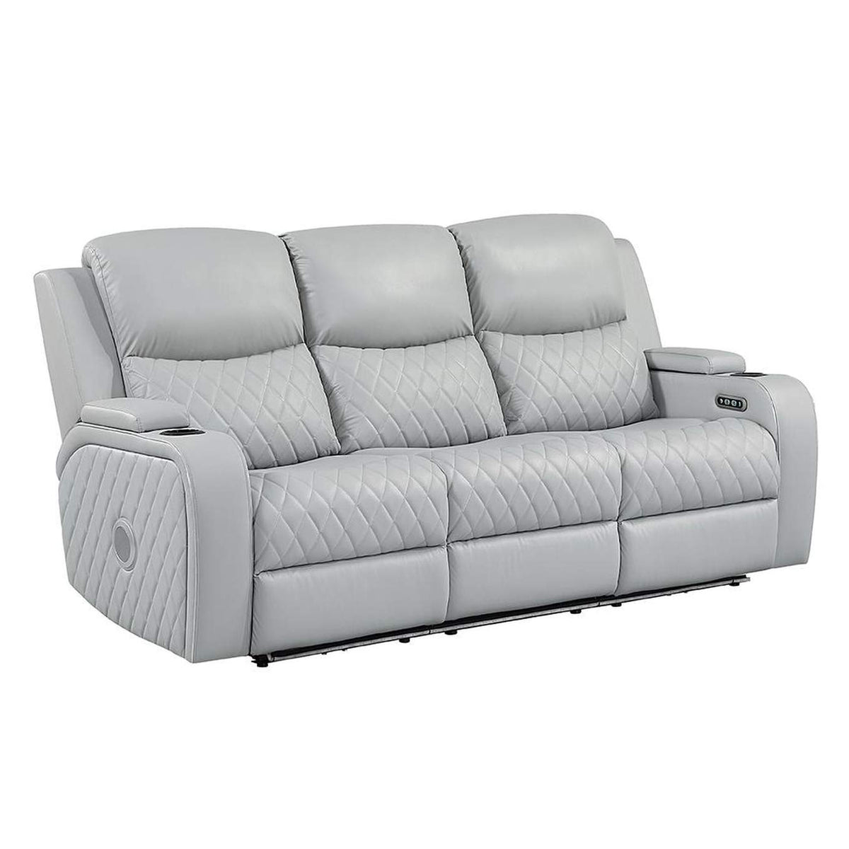 LV05900 Elonzo Power Motion Sofa with Led, Power Headrest and Speaker