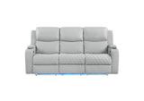 LV05900 Elonzo Power Motion Sofa with Led, Power Headrest and Speaker
