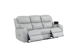 LV05900 Elonzo Power Motion Sofa with Led, Power Headrest and Speaker