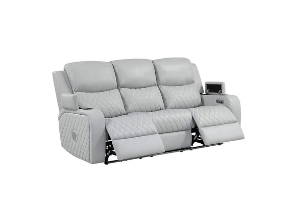 LV05900 Elonzo Power Motion Sofa with Led, Power Headrest and Speaker