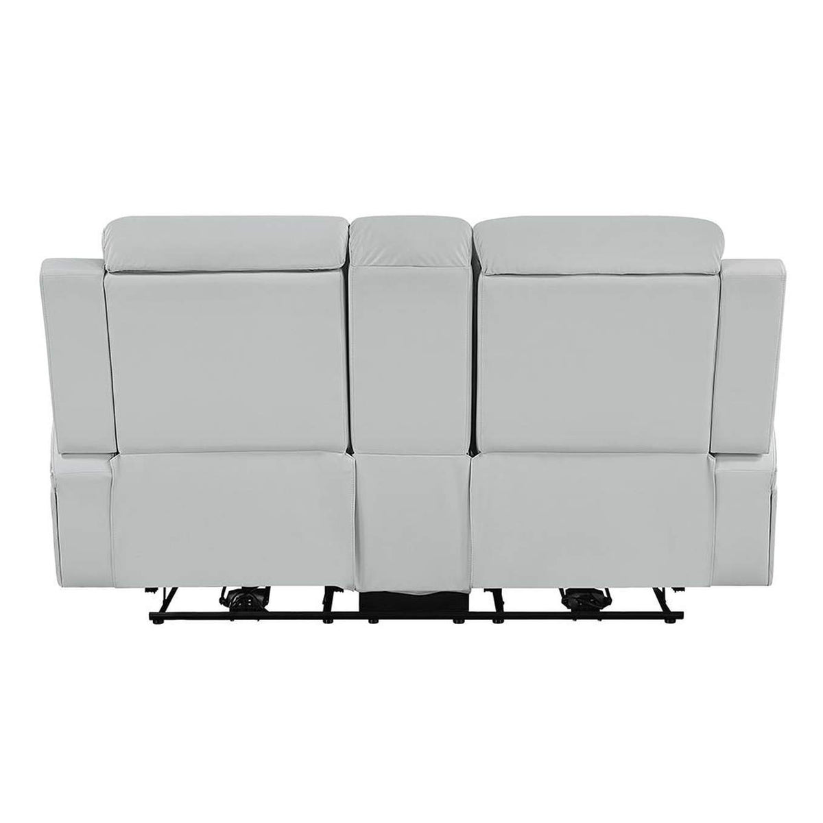 LV05901 Elonzo Power Motion Loveseat with Console, Led, Power Headrest and Speaker