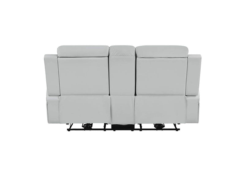 LV05901 Elonzo Power Motion Loveseat with Console, Led, Power Headrest and Speaker