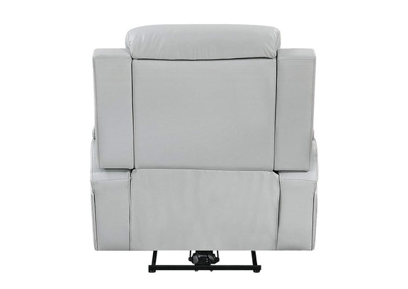 LV05902 Elonzo Power Motion Recliner W with Led, Power Headrest and Speaker