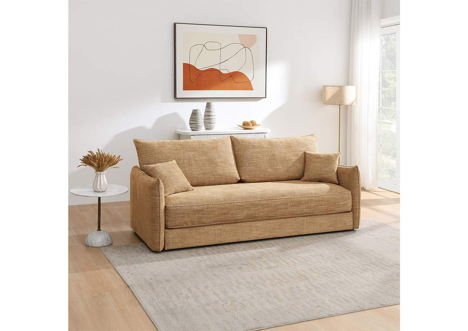 LV05940 Cadie Sofa with 2 Pillows