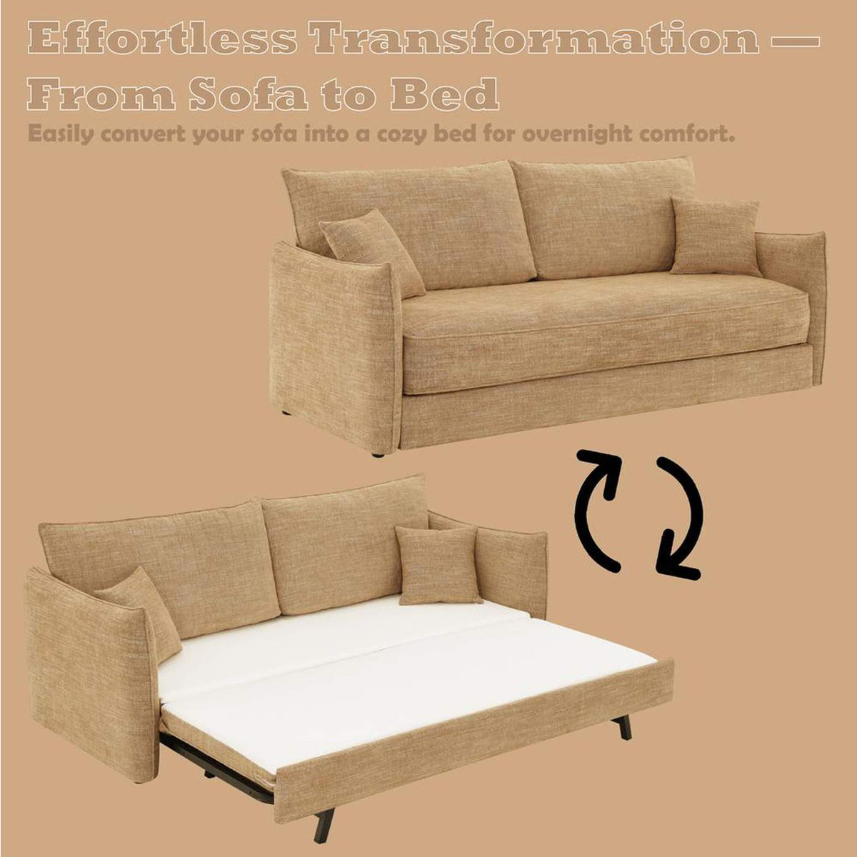 LV05940 Cadie Sofa with 2 Pillows