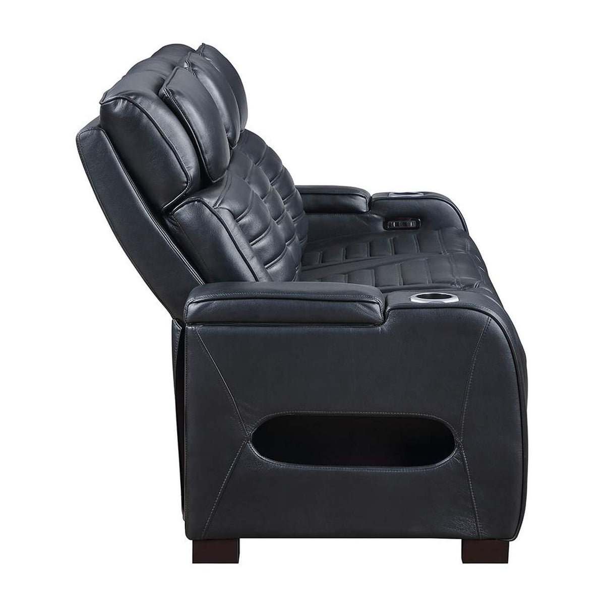 LV06080 Ephron Power Motion Sofa with Dropdown Table, Wireless Charging, Reading Light, Power Headrests and Led