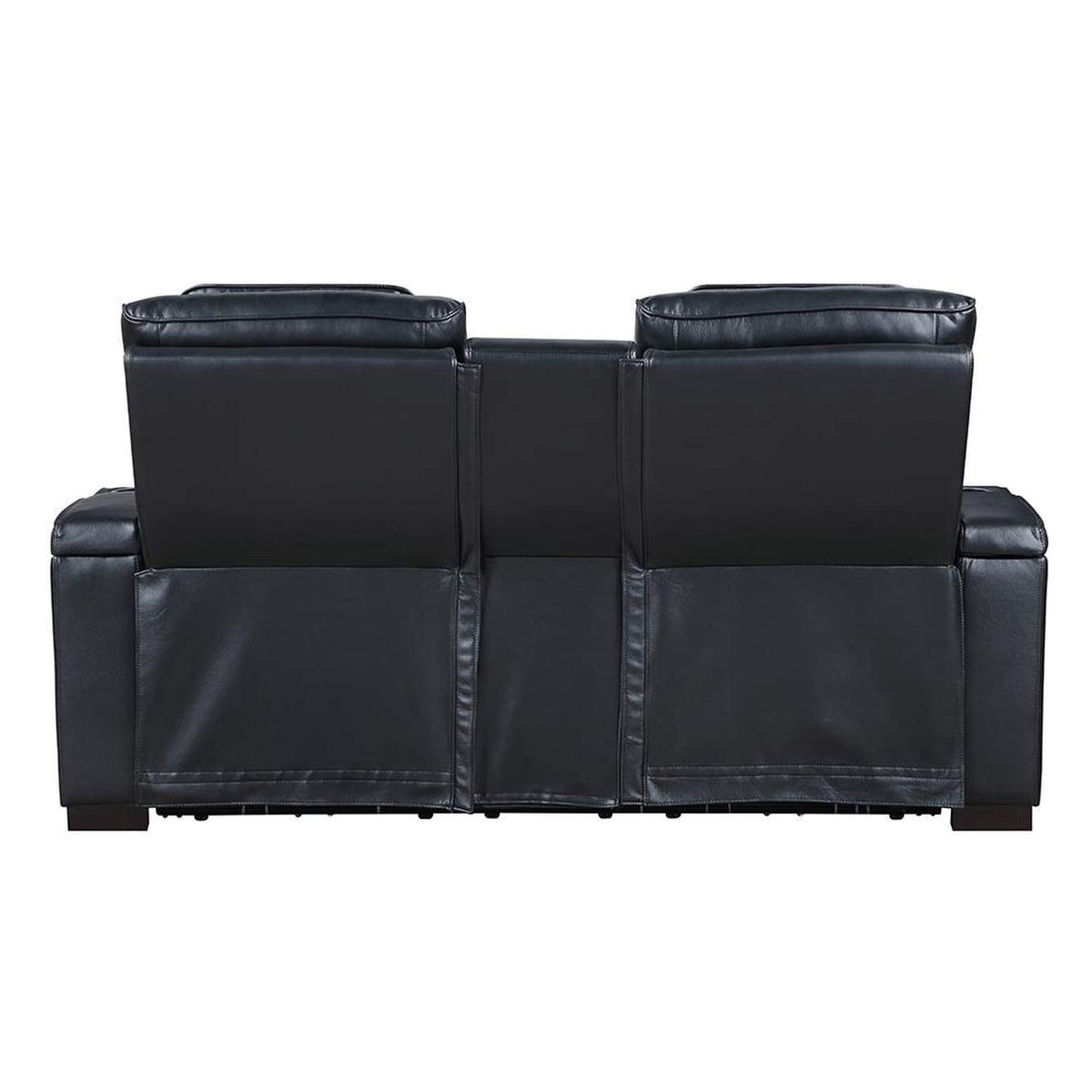 LV06081 Ephron Power Motion Loveseat with Console, Power Headrests, Led and Speakers