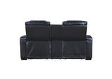 LV06081 Ephron Power Motion Loveseat with Console, Power Headrests, Led and Speakers