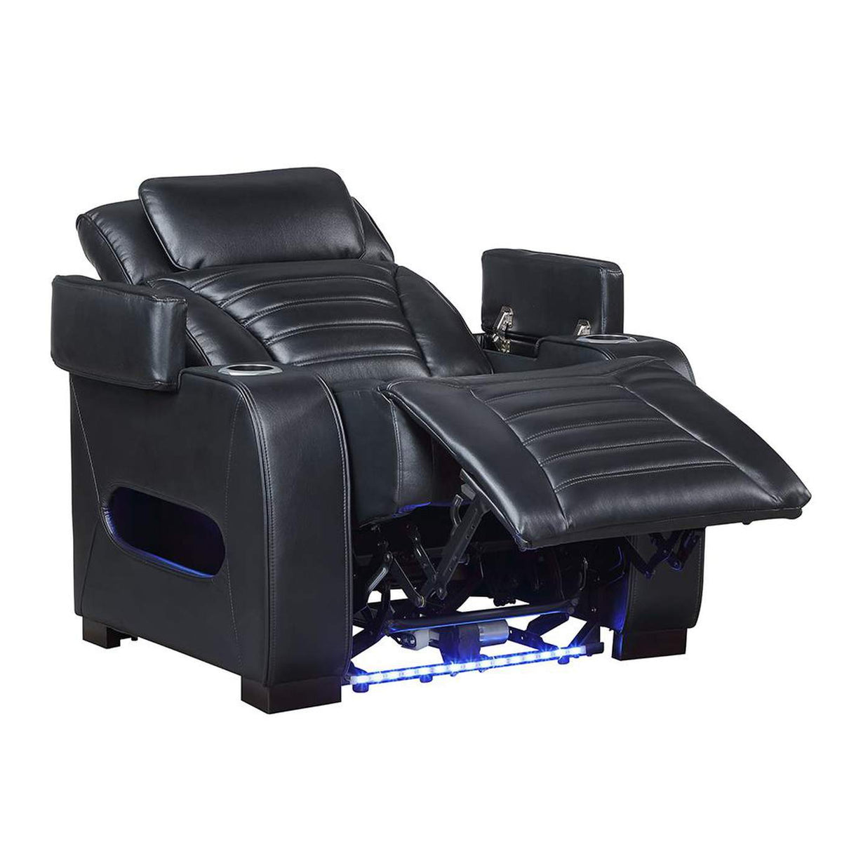LV06082 Ephron Power Motion Recliner with Power Headrest and Led