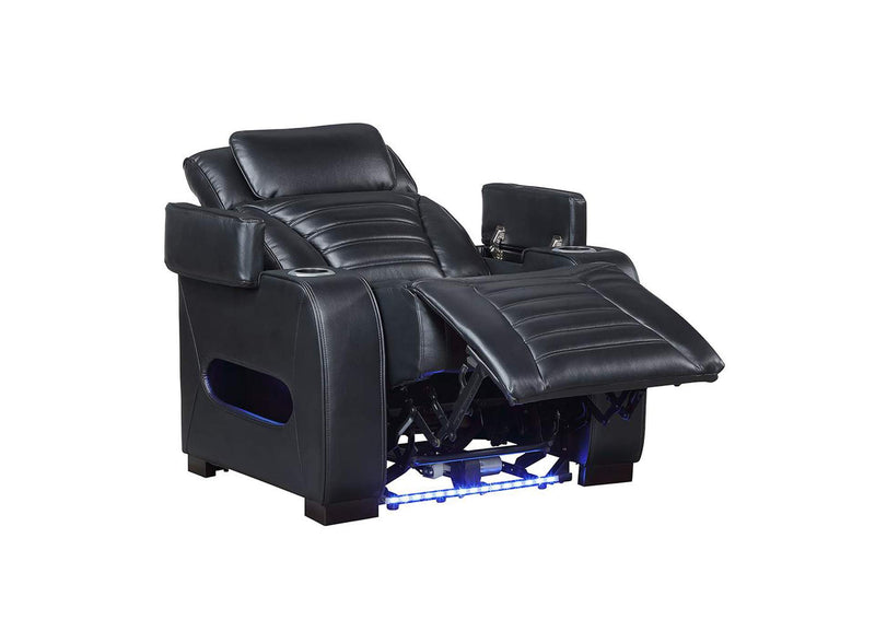 LV06082 Ephron Power Motion Recliner with Power Headrest and Led