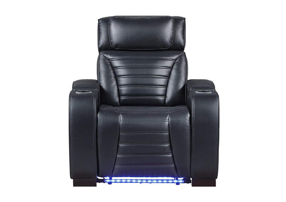LV06082 Ephron Power Motion Recliner with Power Headrest and Led
