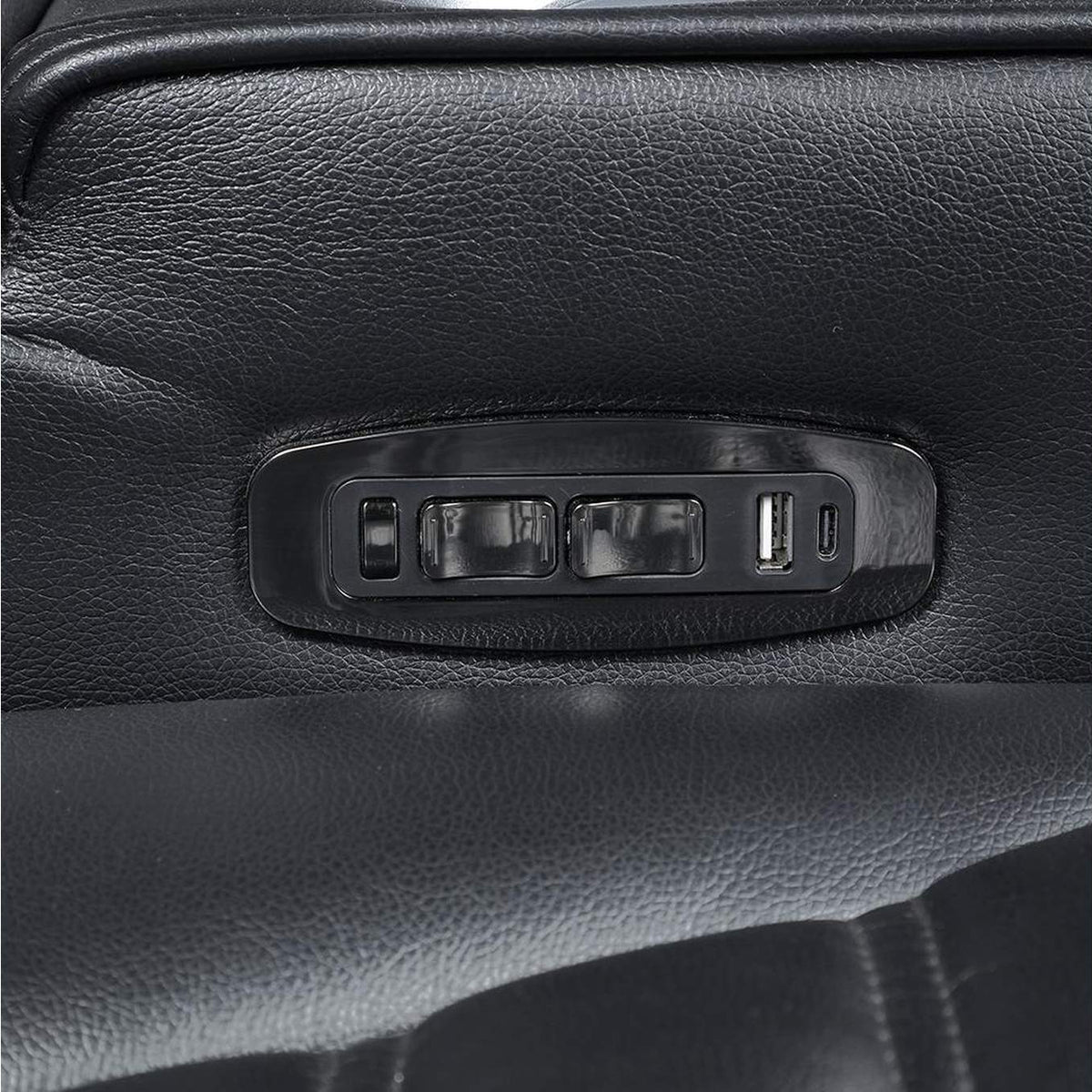LV06082 Ephron Power Motion Recliner with Power Headrest and Led