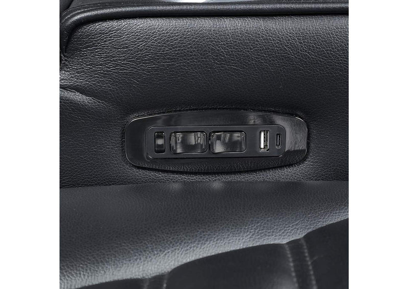 LV06082 Ephron Power Motion Recliner with Power Headrest and Led