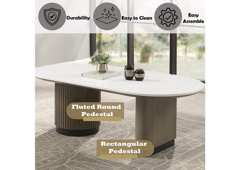 LV06195 Clayten Coffee Table with Engineered Top