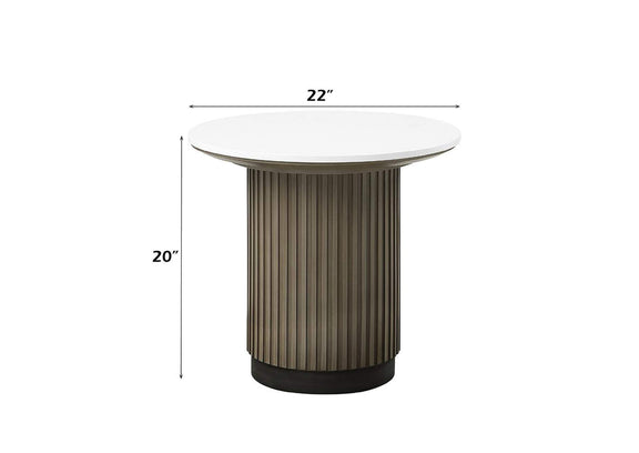 LV06196 Clayten End Table with Engineered Top