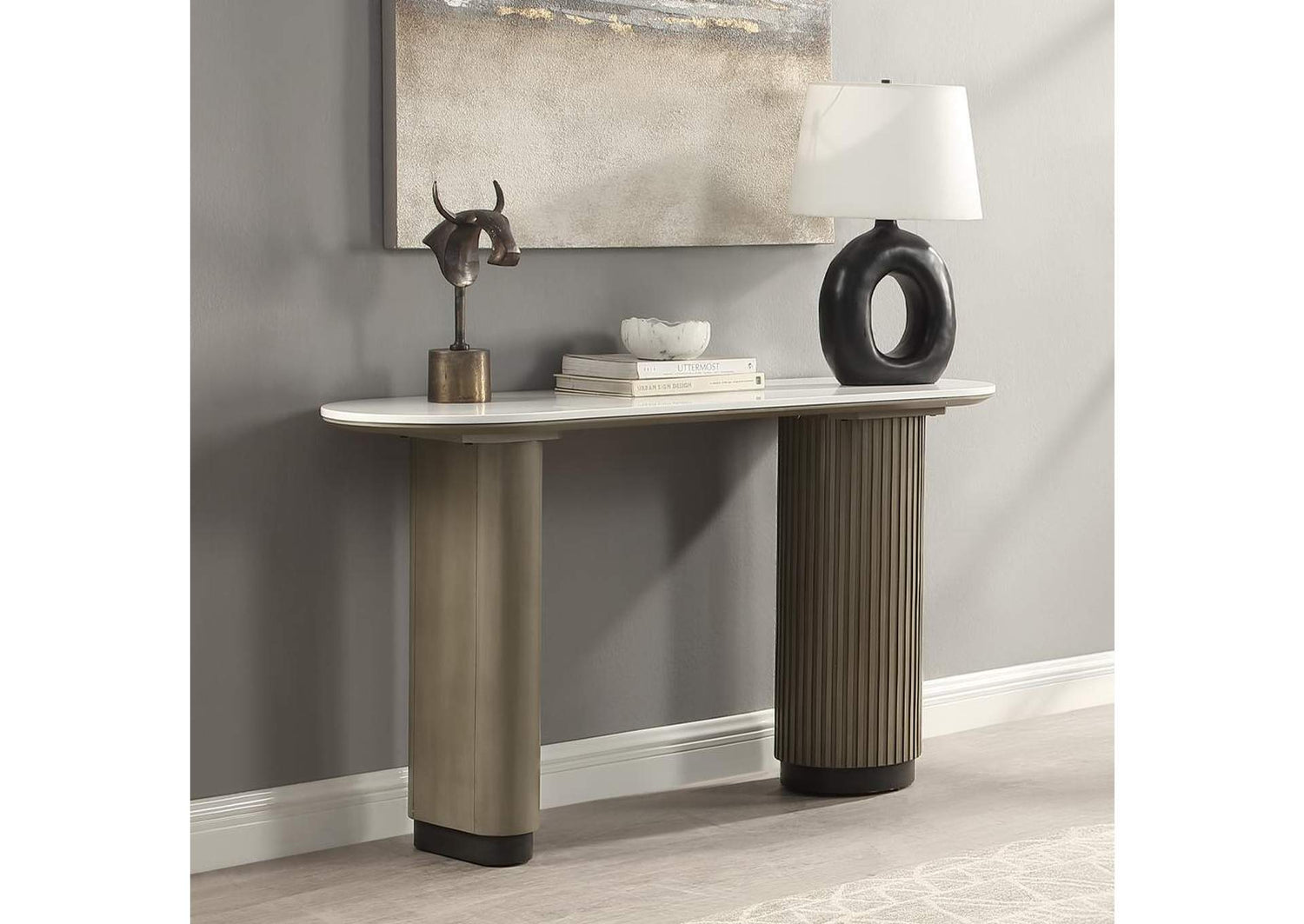 LV06197 Clayten Sofa Table with Engineered Top