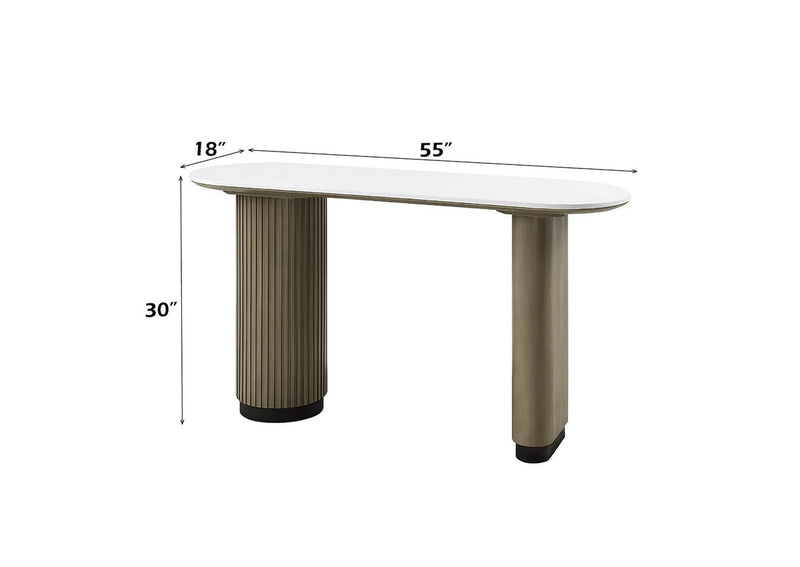 LV06197 Clayten Sofa Table with Engineered Top