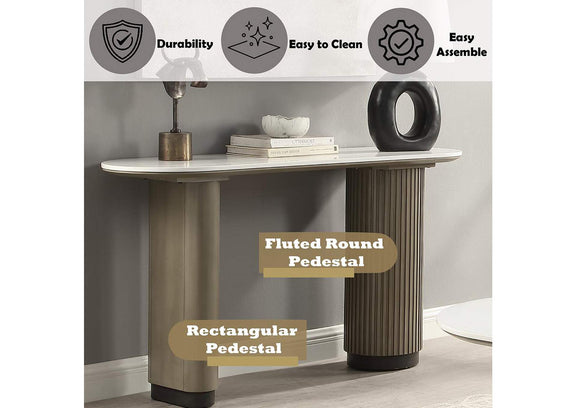 LV06197 Clayten Sofa Table with Engineered Top