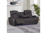 LV06220 Wendell Power Motion Sofa with Dropdown Table, Storage, USB and Led