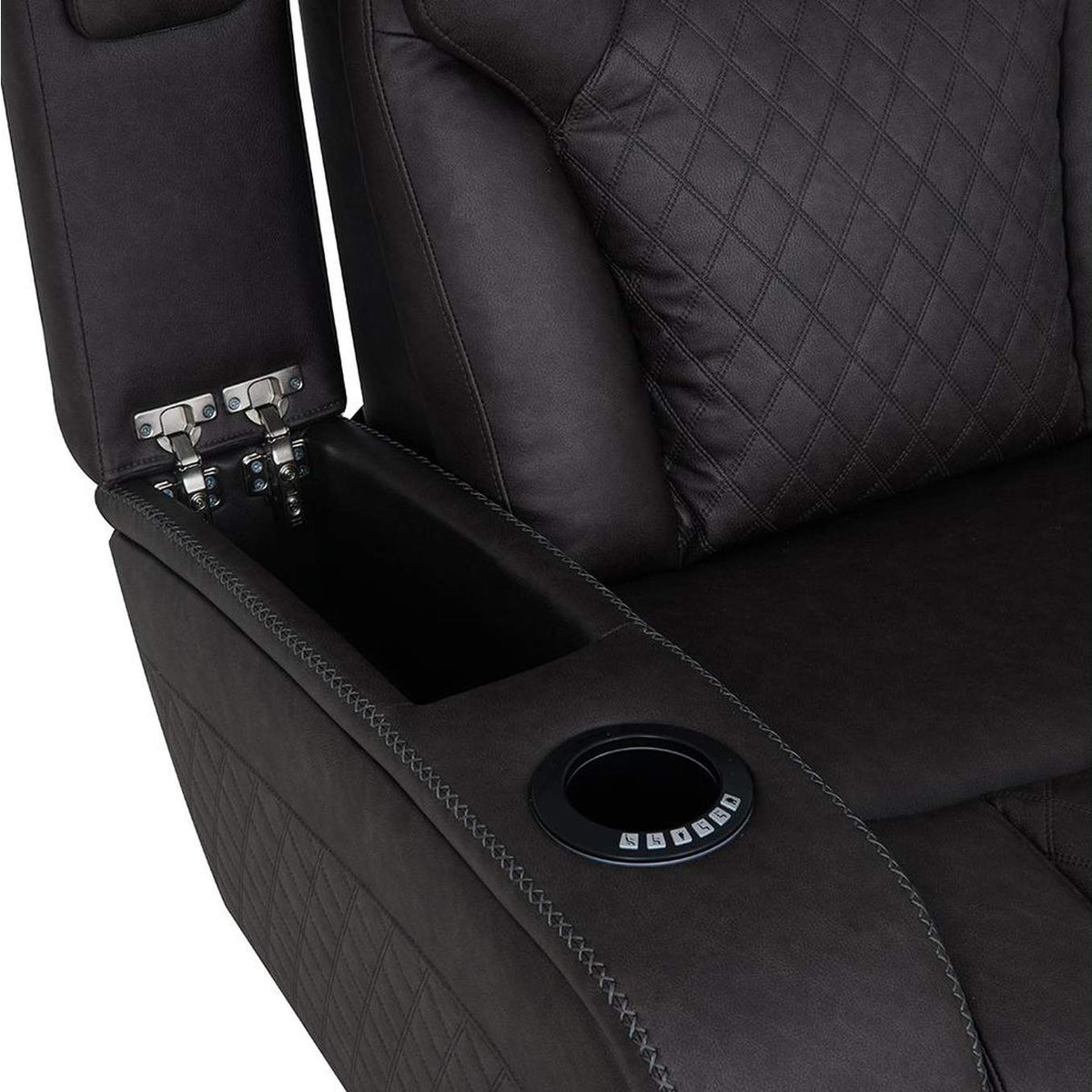LV06220 Wendell Power Motion Sofa with Dropdown Table, Storage, USB and Led
