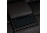 LV06221 Wendell Power Motion Loveseat with Console, Wireless Charger, Storage, USB and Led