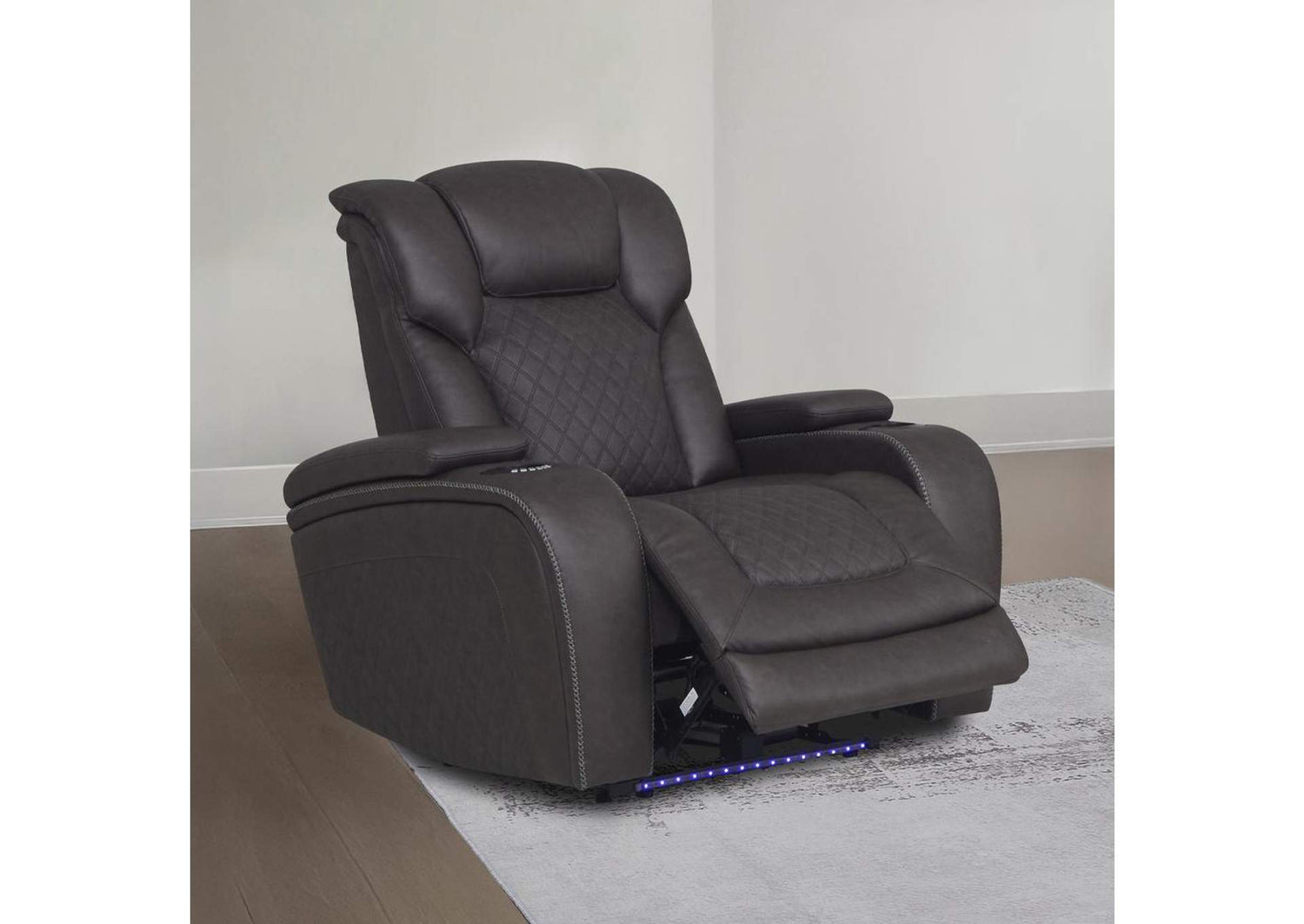 LV06222 Wendell Power Motion Recliner with Storage, USB and Led
