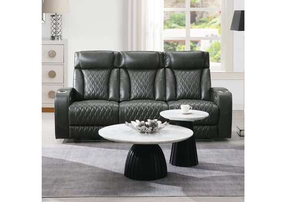 LV06230 Taddeo Power Motion Sofa with Power Headrest, USB, Wireless Charger, Led and Reading Light