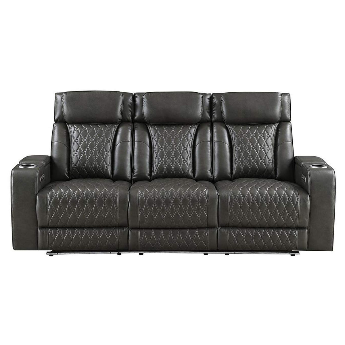 LV06230 Taddeo Power Motion Sofa with Power Headrest, USB, Wireless Charger, Led and Reading Light