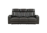 LV06230 Taddeo Power Motion Sofa with Power Headrest, USB, Wireless Charger, Led and Reading Light