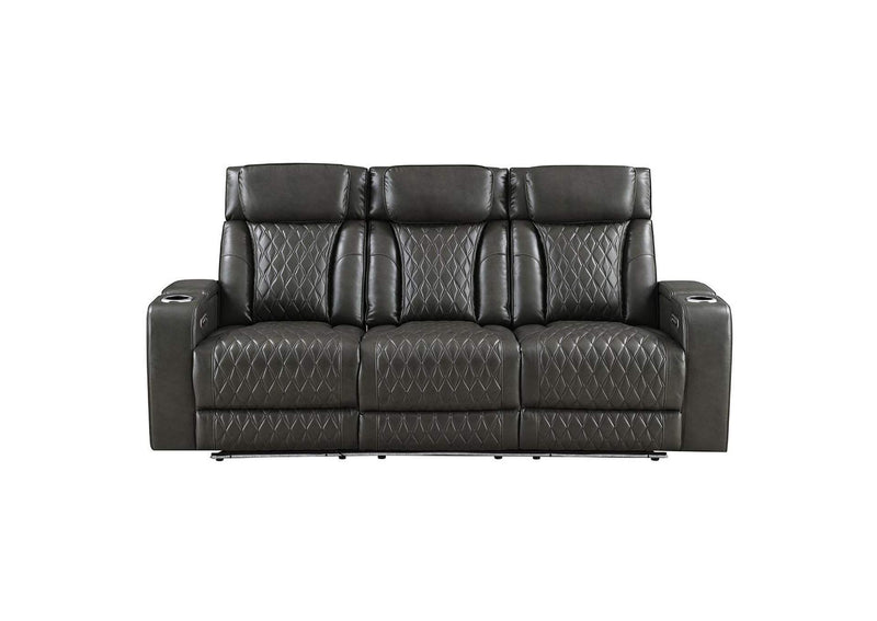 LV06230 Taddeo Power Motion Sofa with Power Headrest, USB, Wireless Charger, Led and Reading Light