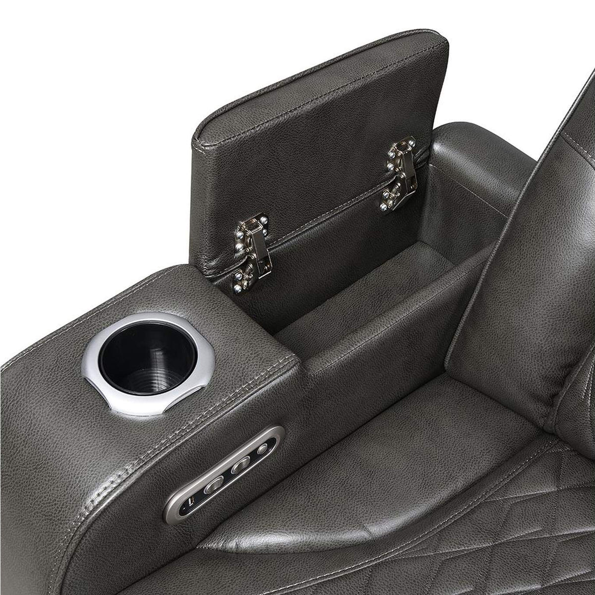 LV06230 Taddeo Power Motion Sofa with Power Headrest, USB, Wireless Charger, Led and Reading Light