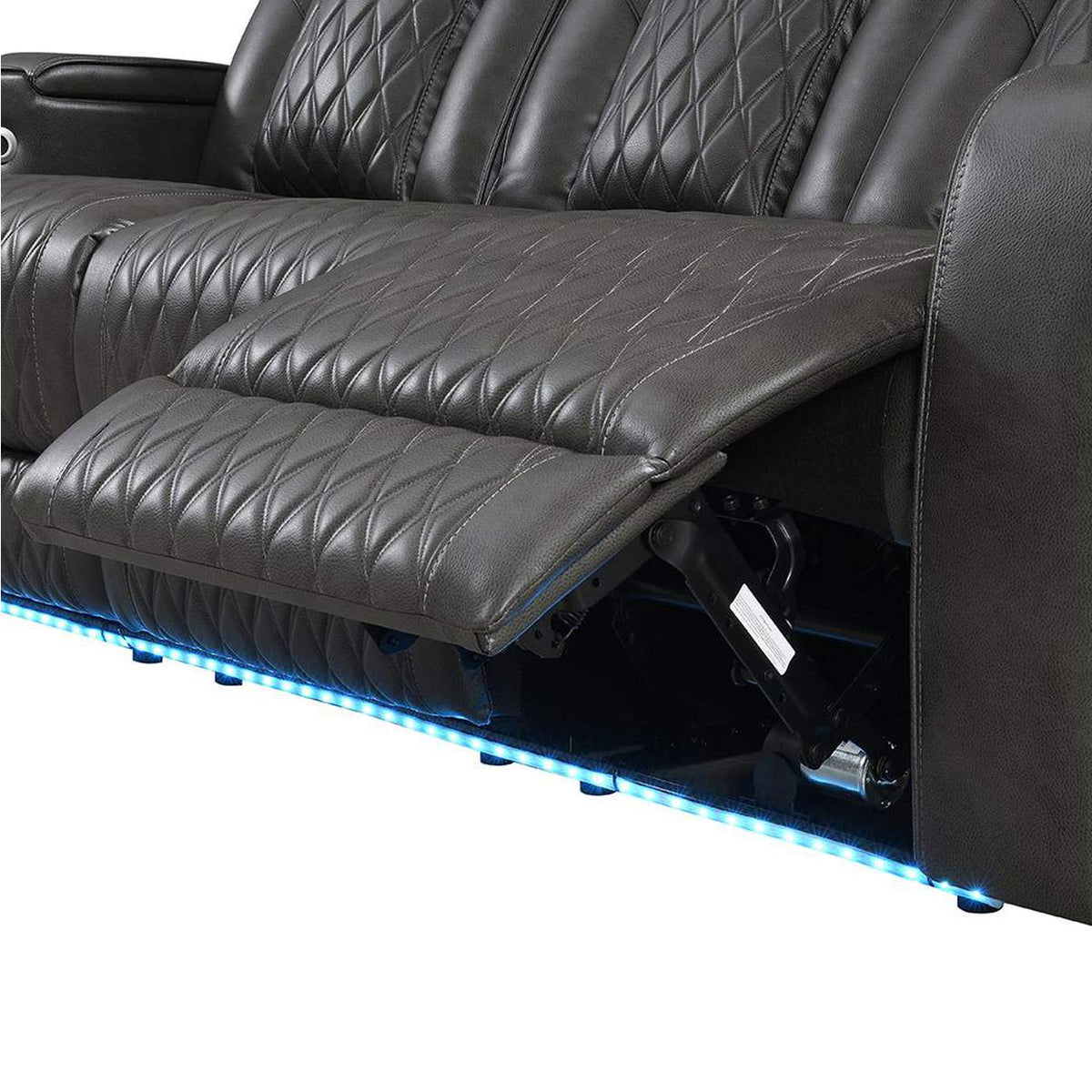 LV06230 Taddeo Power Motion Sofa with Power Headrest, USB, Wireless Charger, Led and Reading Light