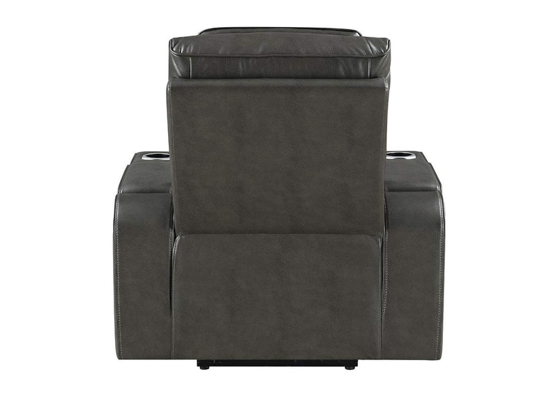 LV06232 Taddeo Power Motion Recliner with Power Headrest, USB, Wireless Charger and Led