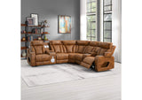 LV06240 Taddeo Power Motion Sectional Sofa Set with Power Headrest, Massage and Led