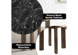 LV06886 Estella End Table with Marble Top