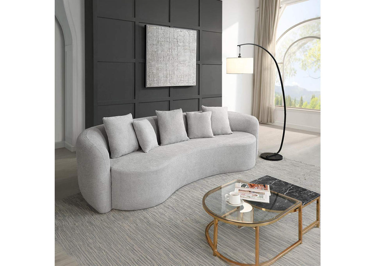 LV07150 Barasa Oversized Compressed Sofa with 5 Pillows