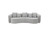 LV07150 Barasa Oversized Compressed Sofa with 5 Pillows