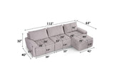 LV07170 Dorcas Compressed Sectional Sofa