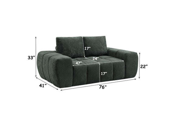 LV07191 Medwin Compressed Loveseat