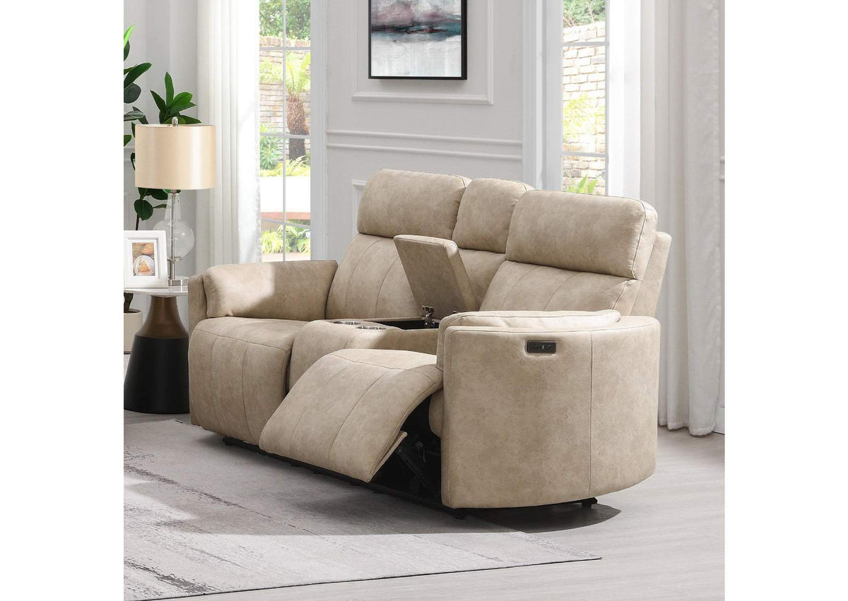 LV07411 Elison Power Motion Loveseat with Console and Storage