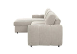 LV07550 Nuriel Reversible Sectional Sofa with Sleeper and Storage