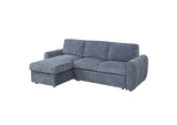 LV07560 Nuriel Reversible Sectional Sofa with Sleeper and Storage
