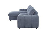 LV07560 Nuriel Reversible Sectional Sofa with Sleeper and Storage