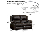 LV52281 Zuriel Motion Loveseat