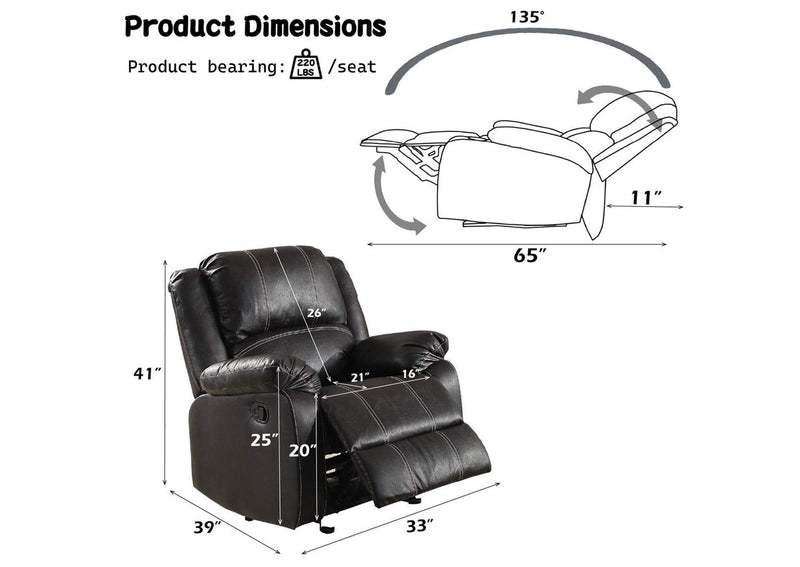 LV52287 Zuriel Motion Rocker Recliner