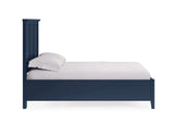 PNKXL4 Grace Three Panel Bed In Blueberry