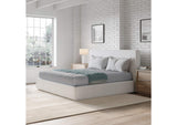 JVHKJ5 One Upholstered Footboard Storage Bed In Pearl