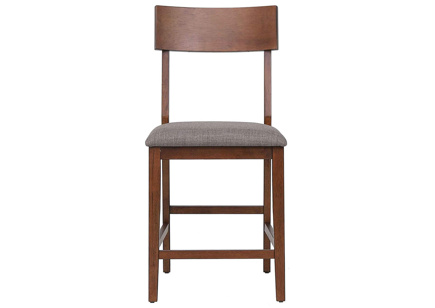 DLU-MC-B45-2 Sunset Trading Mid Century Bar Stool | Counter Height | Padded Performace Fabric Seat | Set of 2