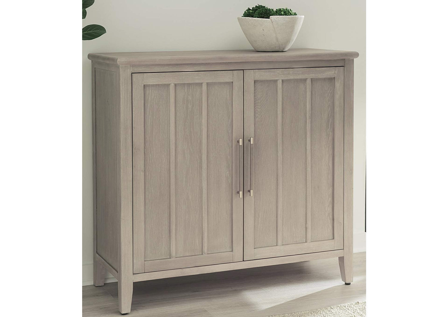 QATK79 Camden Two Door Two Drawer Bar Cabinet With Stemware Rack And Wine Rack In Chai