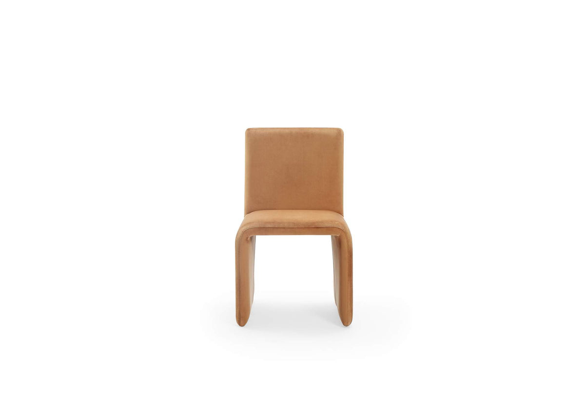FMBF64B Winston Fully Upholstered Side Chair In Whiskey Velvet (Set of 2)
